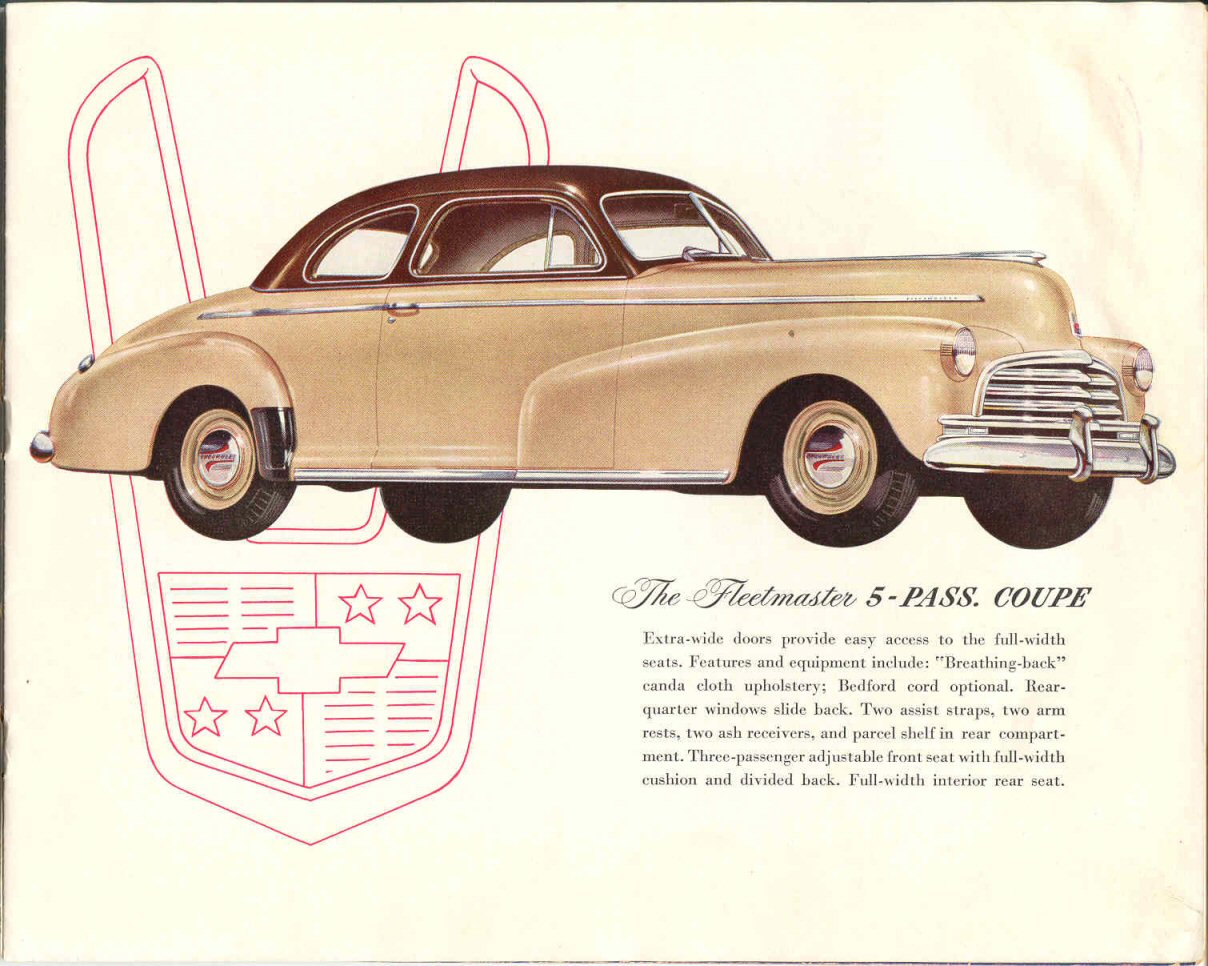 1946 Chevrolet Brochure Page 7